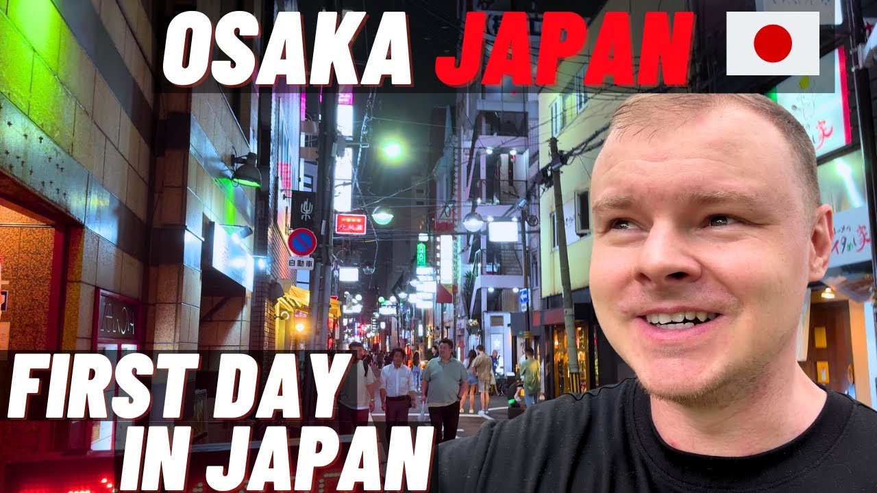 My First Day In Japan: Exploring Rainy Osaka | Travel Vlog