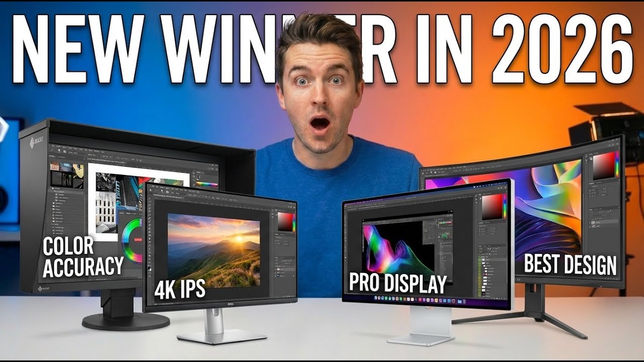 BEST Monitor For Graphic Design in 2026 - Which One Should You Choose?