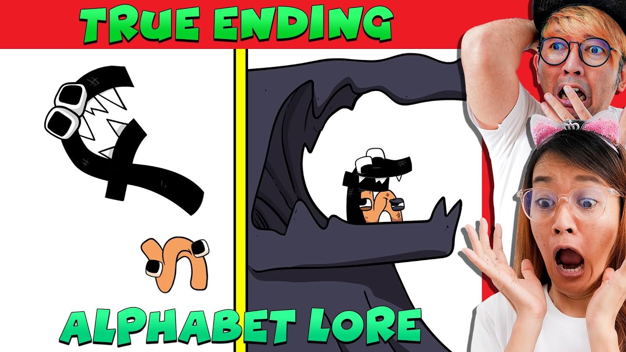 BANG CUPU DAN MAMAHCIL HAMPIR NANGIS LIAT TRUE ENDING ALPHABET LORE!! (Reaction Video)