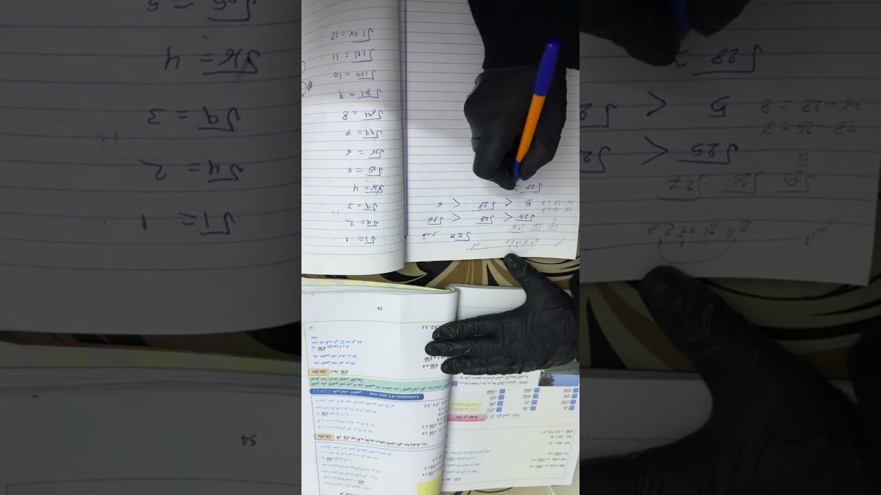 رياضيات الاول متوسط تقدير الجذور التربيعية صفحه 53 صفحة 55مع حل تمارين تأكد من فهمك