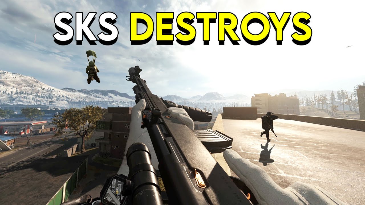The SKS Destroys in Warzone!