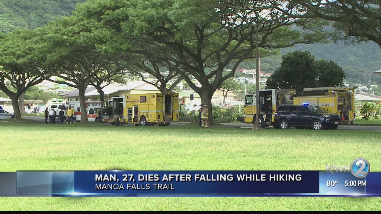 Hiker dies after falling dozens of feet at Manoa Falls