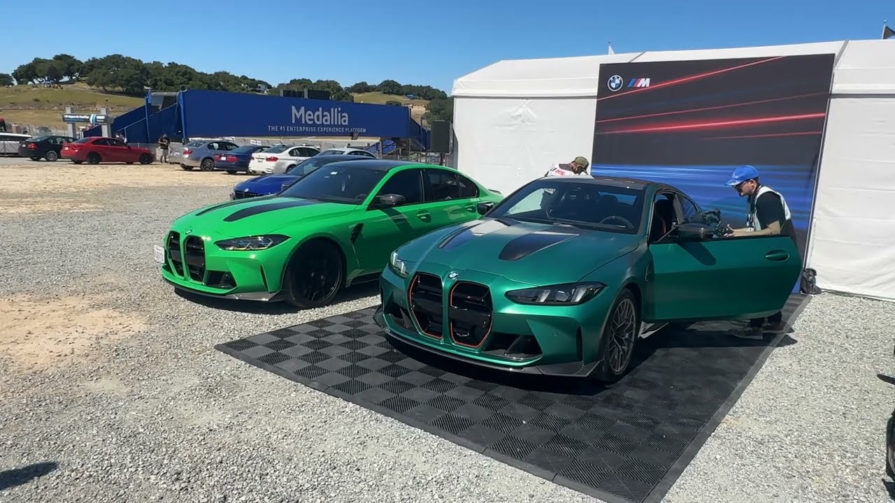 First look at the 2025 M4 CS in Frozen Isle of Man Green | 4K