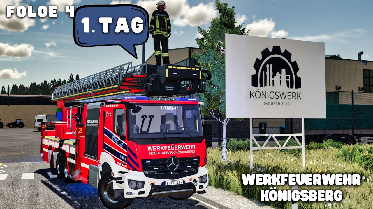 Werkfeuerwehr Königsberg - Der erste Tag verläuft HOFFENTLICH ruhig! PLUS PROBE ALARMGONG!