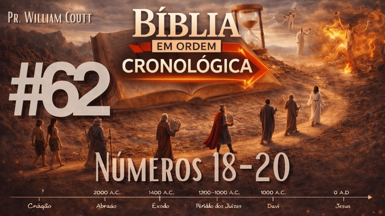 #62 Leitura da Bíblia Em Ordem Cronológica | Números 18-20