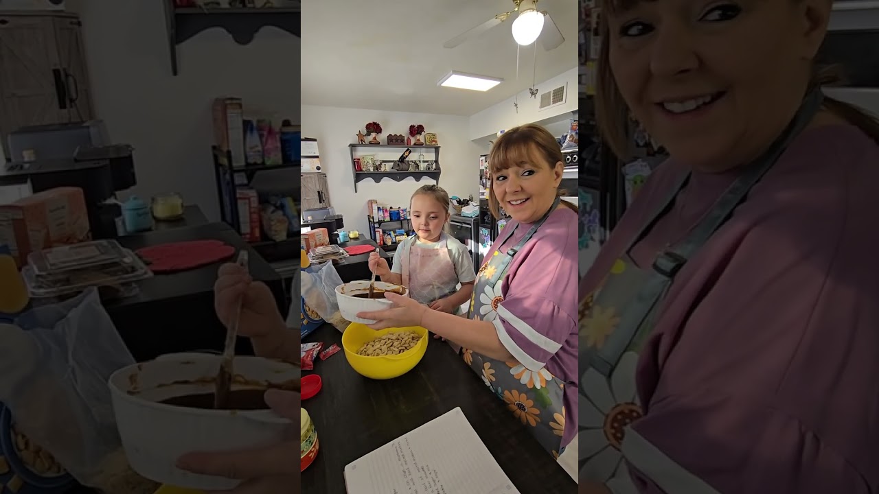 Make puppy chow with us! #adventureswithgrandma 