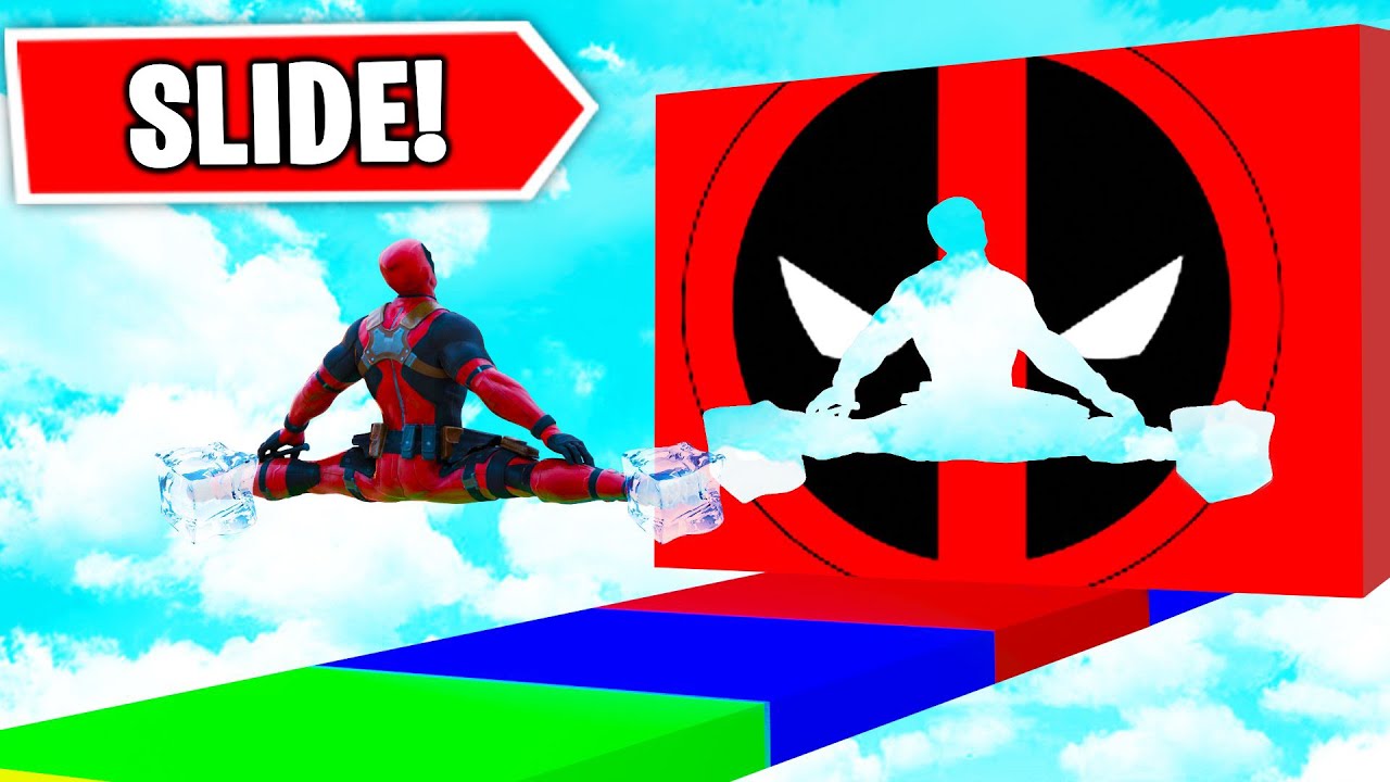 PARKOUR de DEADPOOL * DEATHRUN FORTNITE CREATIVO*
