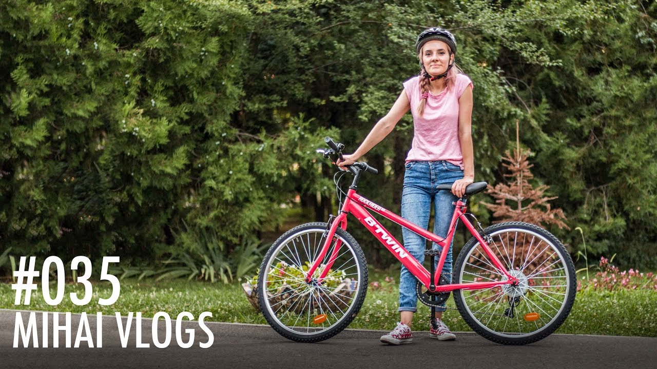 Anca a invatat sa mearga pe BICICLETA
