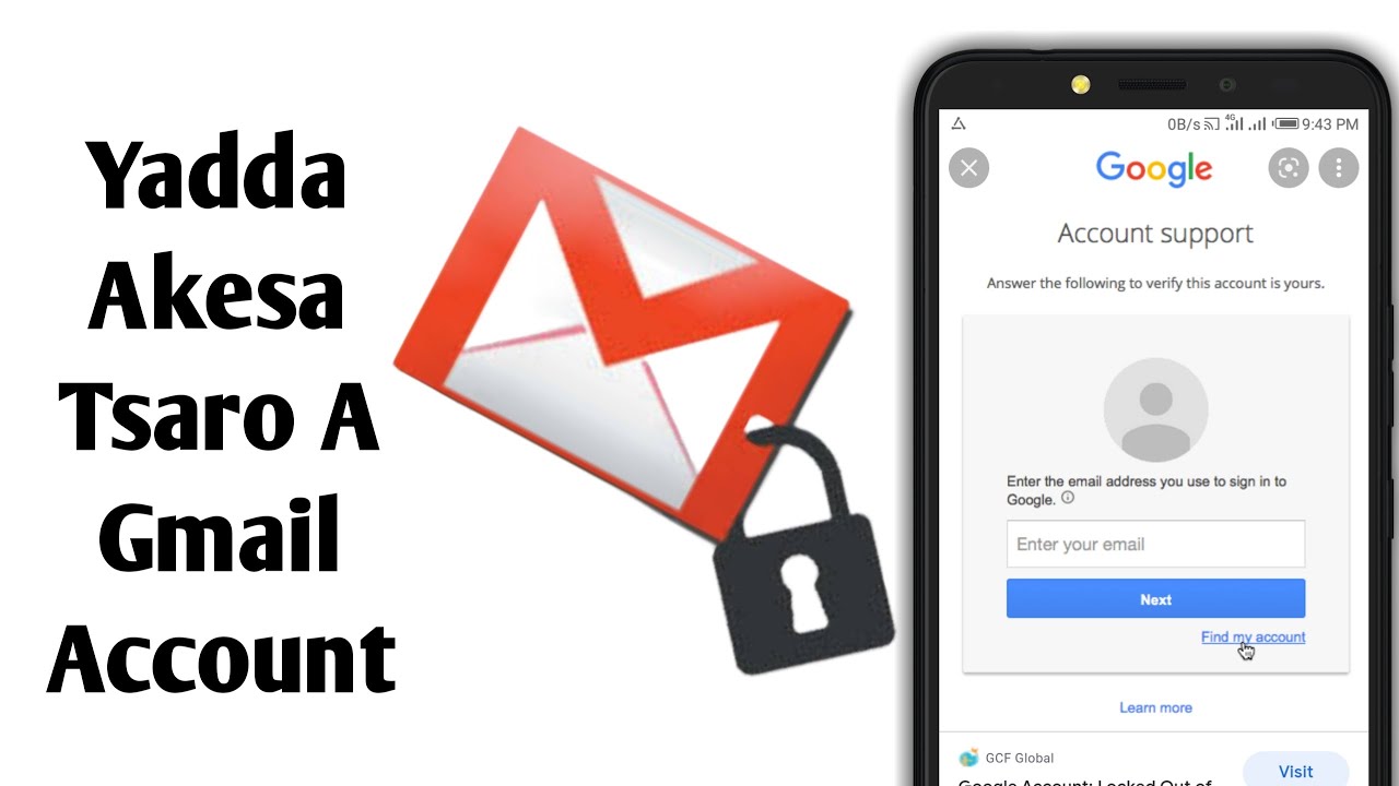 Yadda Akesa Tsaro A Gmail Account (Hacking)