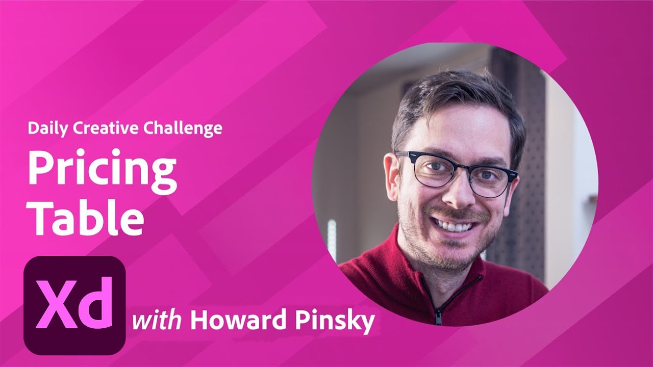 XD Daily Creative Challenge - Pricing Table | Adobe Creative Cloud