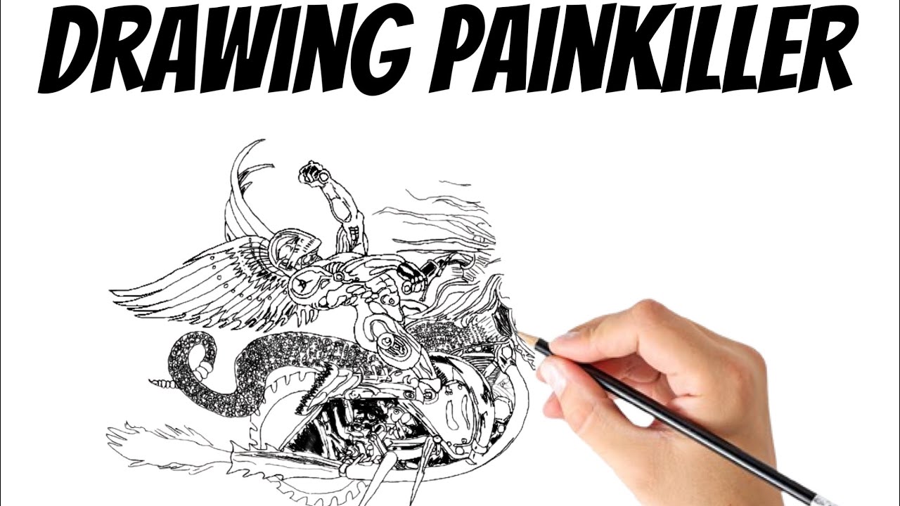 Drawing PAINKILLER by Judas Priest (Piano + Sketch)