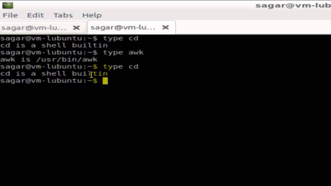 Difference between internal and external command in Linux