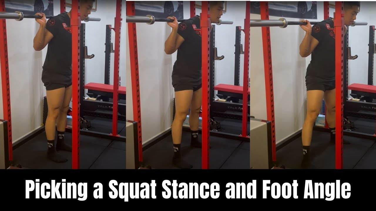 Stance Width and Feet Angle for Squats