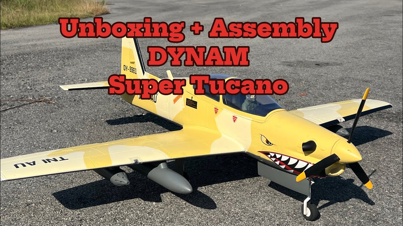 Распаковка и сборка нового Dynam Super Tucano: пошаговое руководство + устранение дефектов
