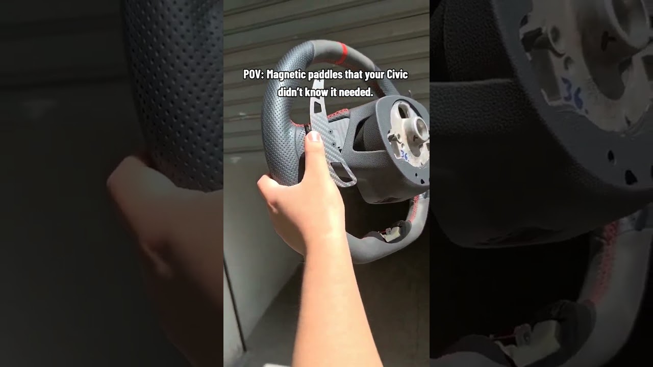 Just Dropped: Magnetic Paddle Shifters for Your 10th Gen Civic 🔥 $149 Deal #10thGenCivic #CivicMods