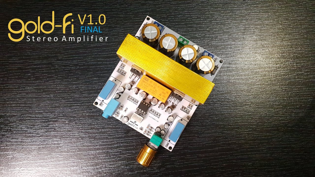 Complete ! DIY Gold-Fi Amplifier Final V1.0