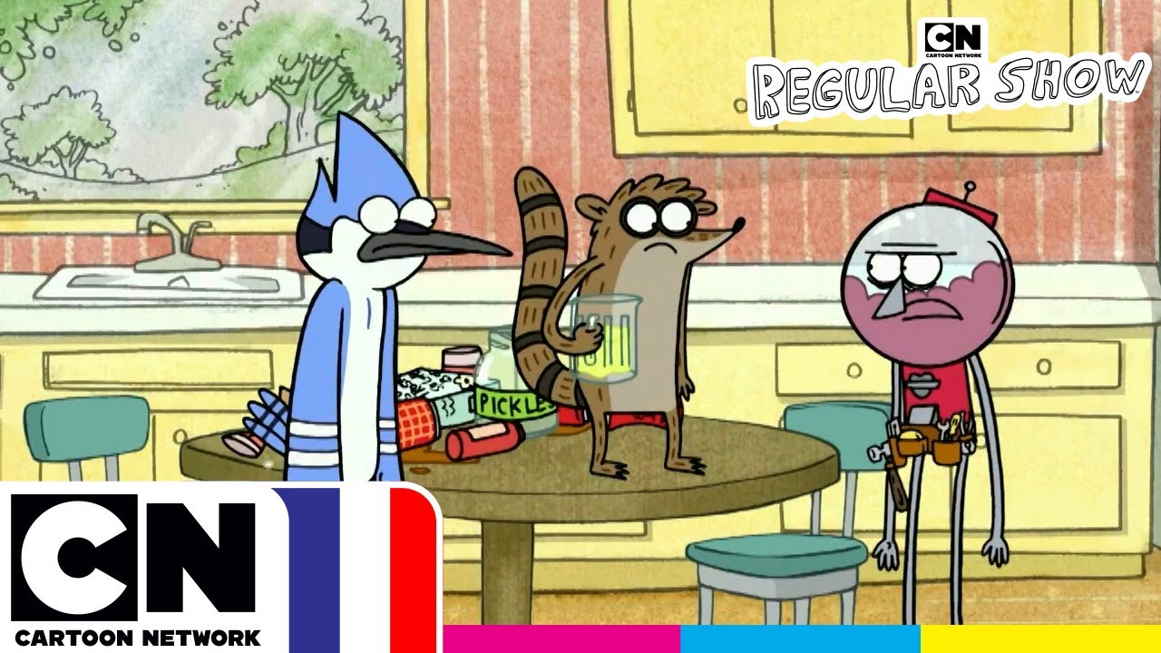Rigby reprend le lyc&eacute;e 📚 | Regular Show | @cartoonnetworkFR​