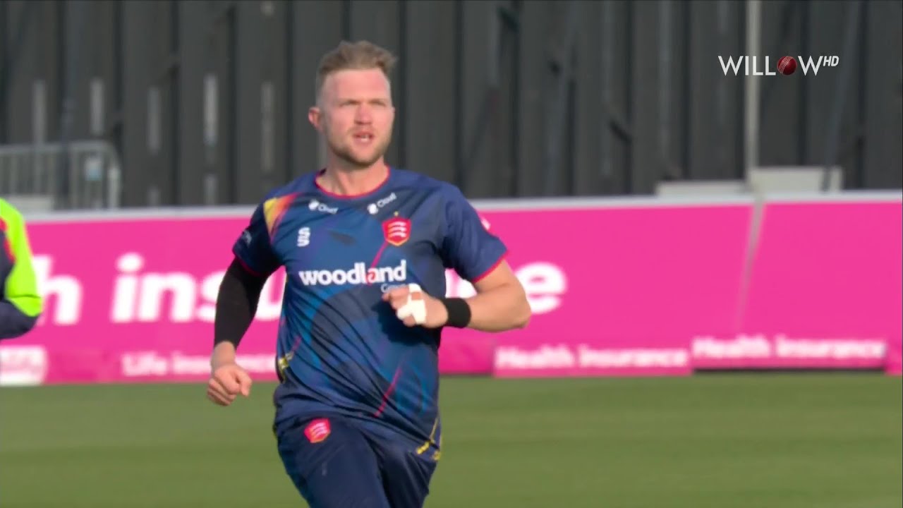 Sam Cook 4 wickets vs Kent | T20 Blast - KEN vs ESS