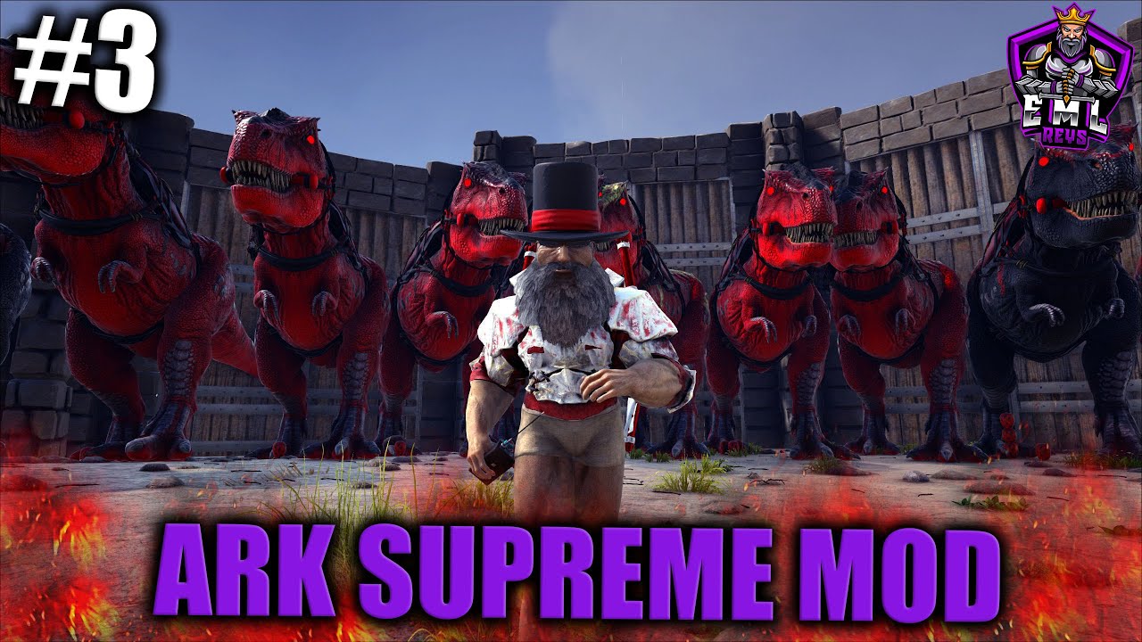 ARK: SUPREME MOD - SPECTACOL TOTAL , CEI MAI MULTI DINO DE PÂNĂ ACUM - !!!