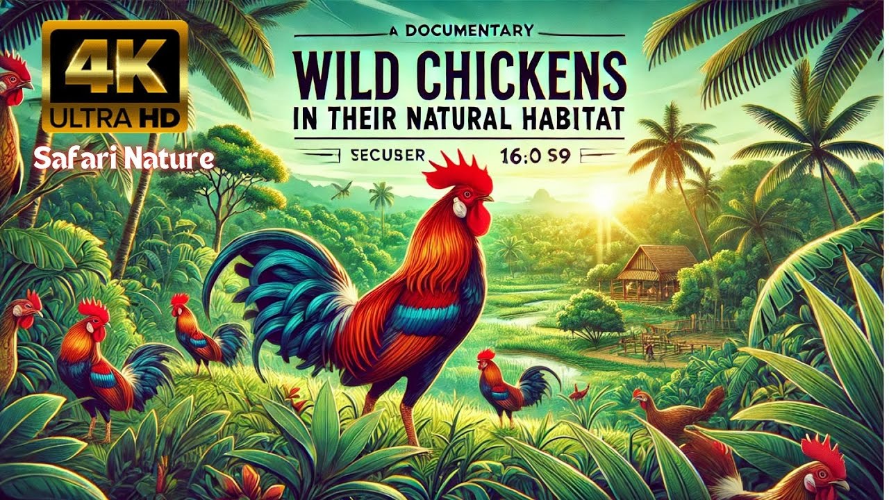 Wild Chickens in Their Natural Habitat
