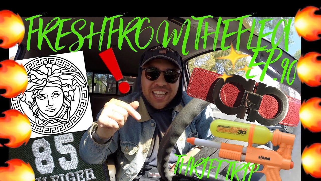 THRIFT TRIP EP.90 FERRAGAMO?!VERSACE!HILFIGER!