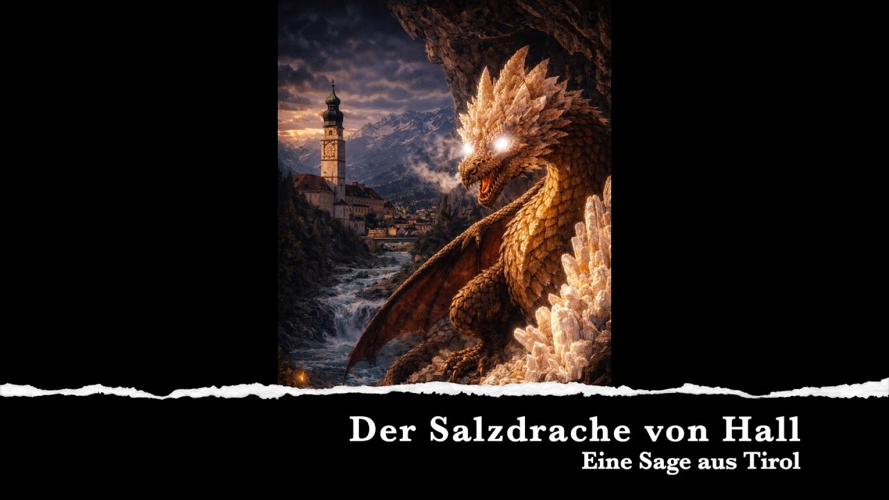 Der Salz Drache von Hall in Tirol – zum Entspannen, Drachen-Sage, Drachen Hörgeschichte, Vorlesen