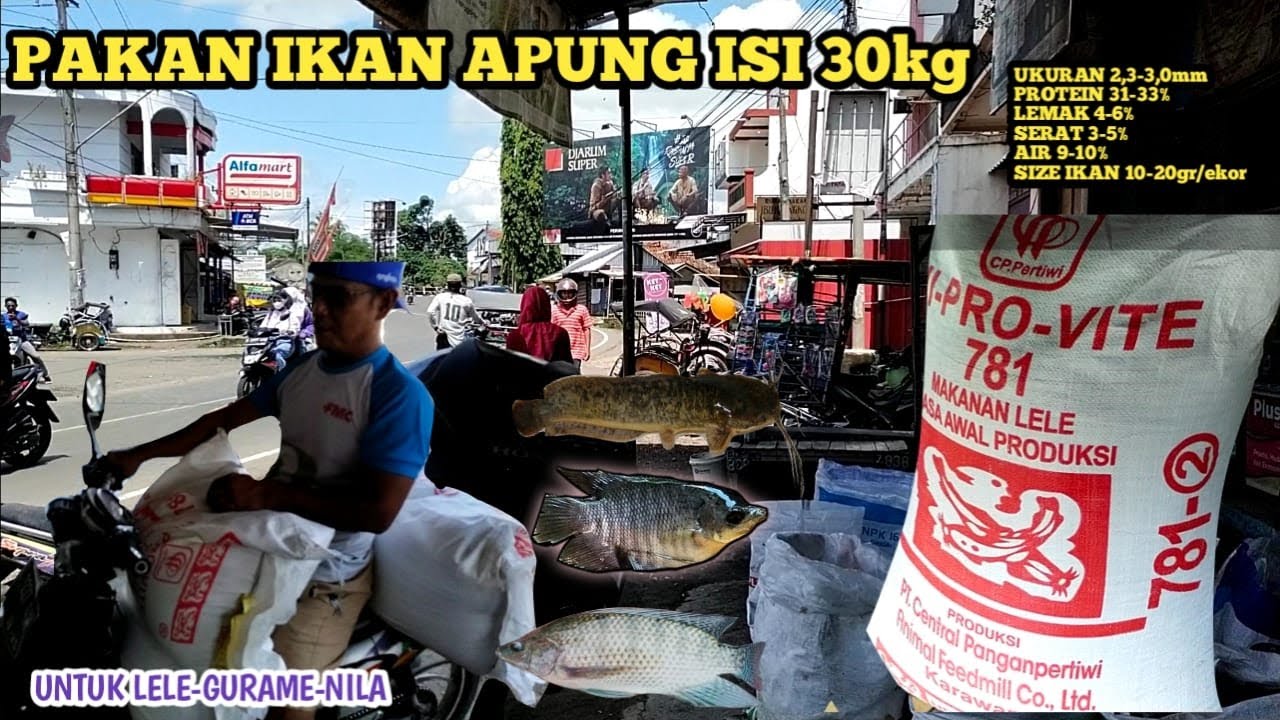 Pelet pertumbuhan ikan hi pro vite 781-2