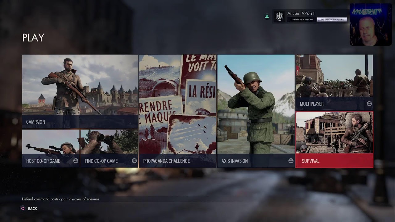 Sniper Elite Resistance Survival  Gameplay  featuring @Anubis1976-YT