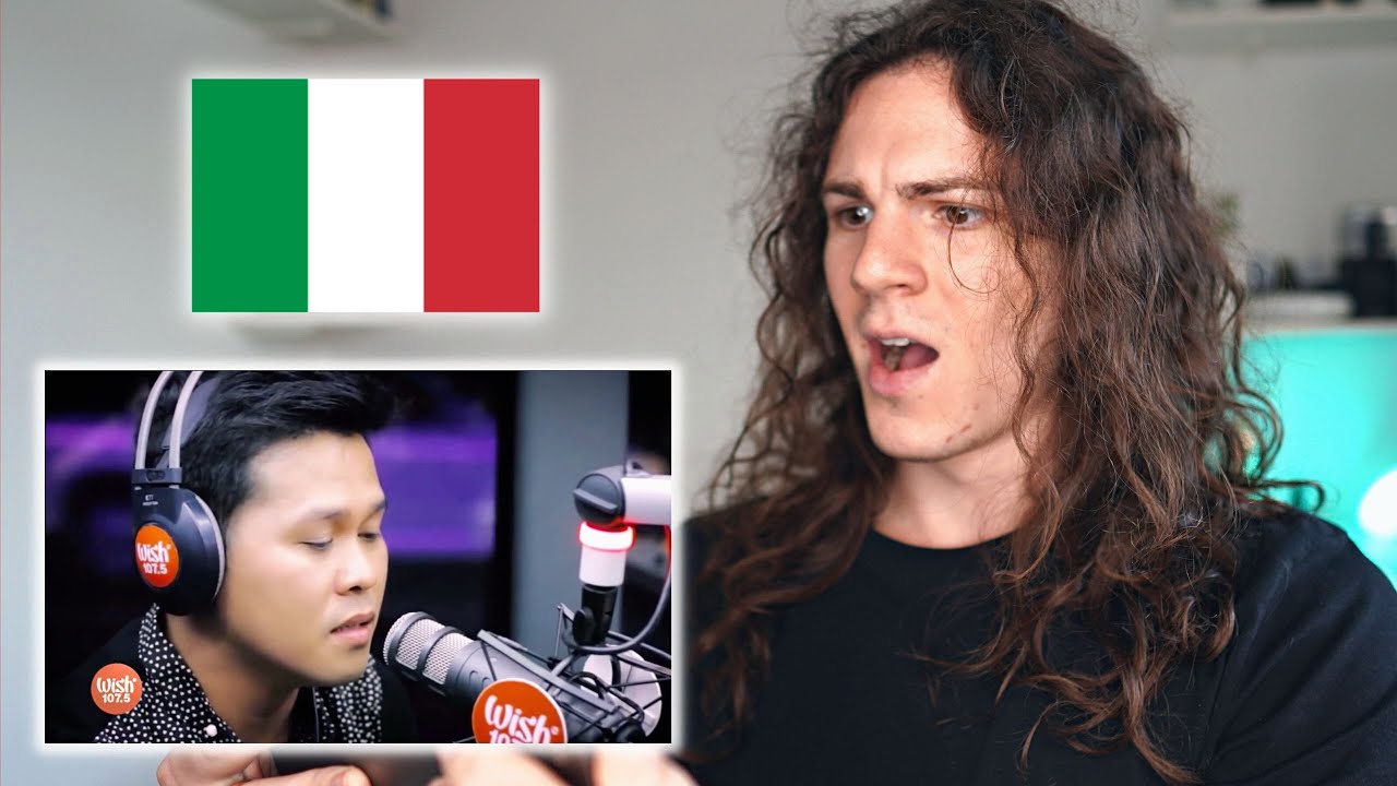 Mister World Italy Reacts to Marcelito Pomoy 🇮🇹