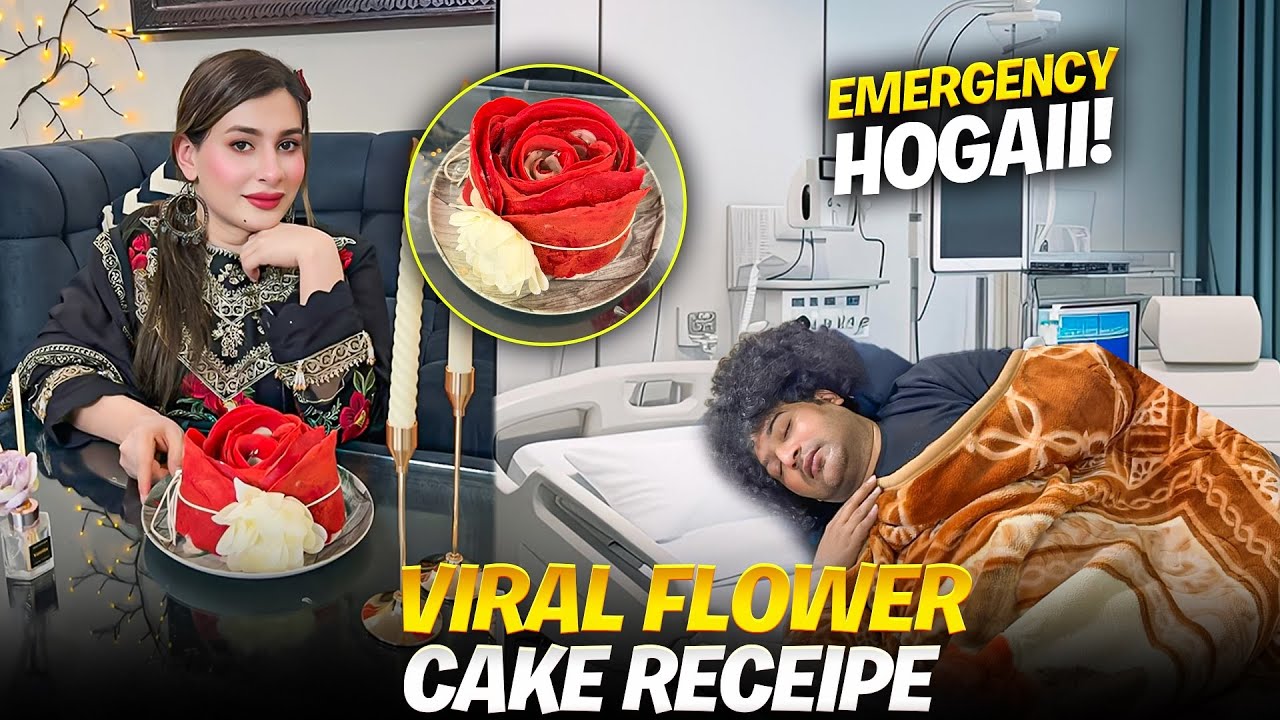 Viral Flower Cake Recipe🌹|Gulfam Ko Kya Hua?😱|Emergency Hogai😱|Maya Khan Vlogs🥰