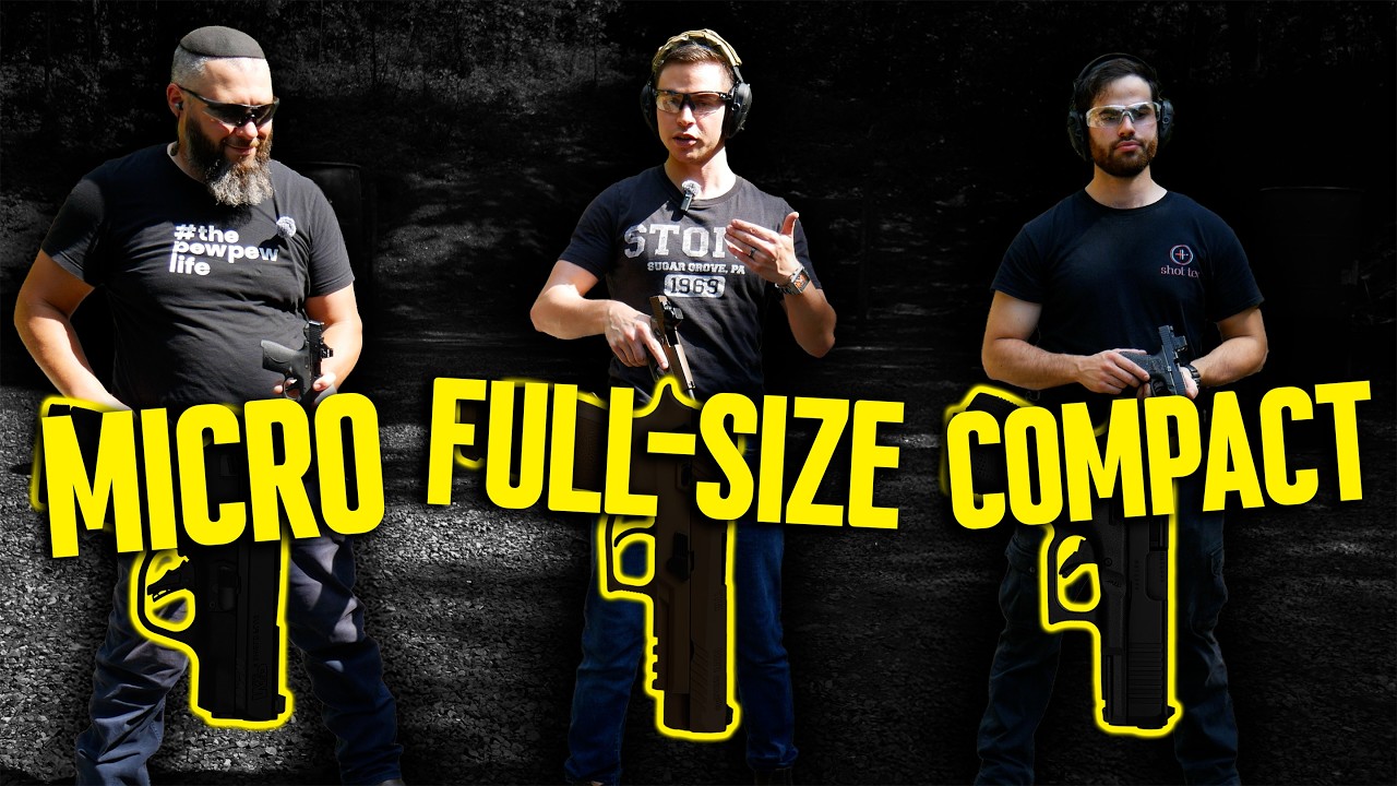 Pistol Size Matters: FULL-SIZE vs COMPACT vs MICRO Handguns