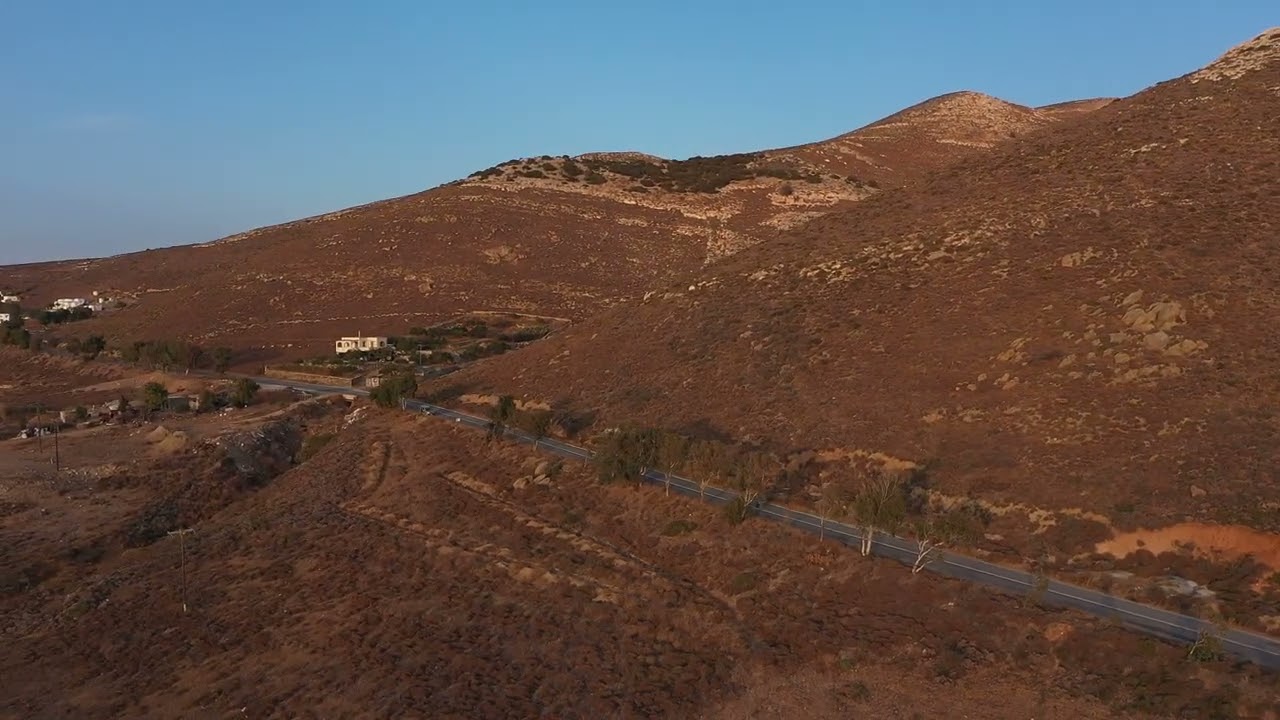 Villa in Kastraki With an Unobstructed Sea and Sunset Views (the location and the view)