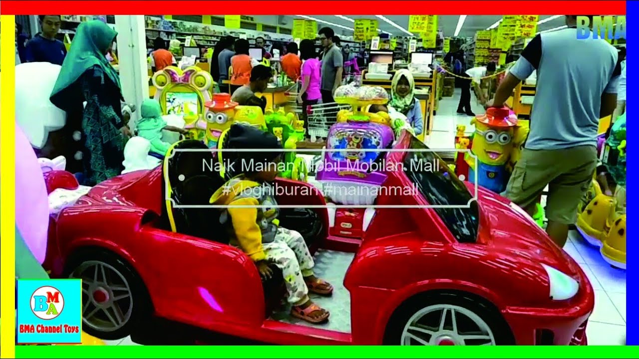 Naik Mainan Mobil Mobilan Mall #vloghiburan #mainanmall #mobilmobilan