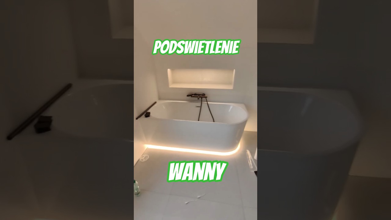 Podświetlenie led wanny wyszło nie źle... #łazienka