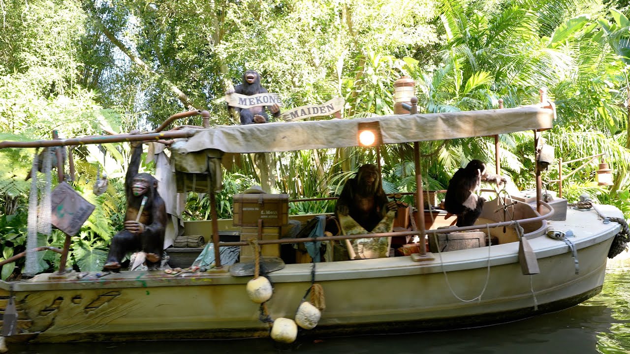 4K最前列！アメリカのディズニーランドにある、リニューアルした日本とは違うジャングルクルーズ　Jungle Cruise