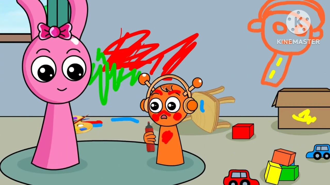 Sprunki Babies Episode 12 Red Pinki Baby Angry Sprunki Moments Animation