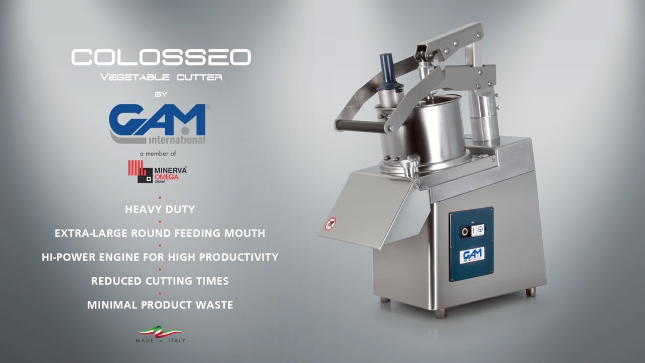 COLOSSEO – High-Productivity Vegetable Cutter | GAM International a member of Minerva Omega Group