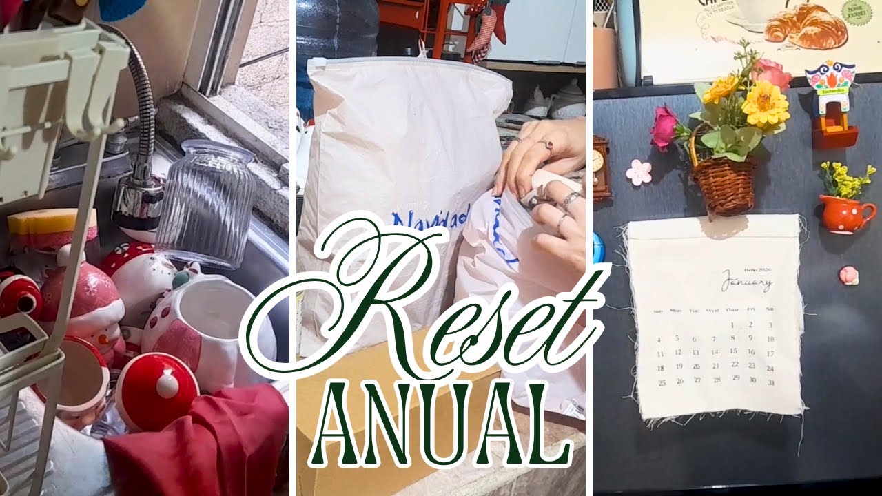 PRIMER vídeo del año, reset anual! A guardar la decoración de NAVIDAD