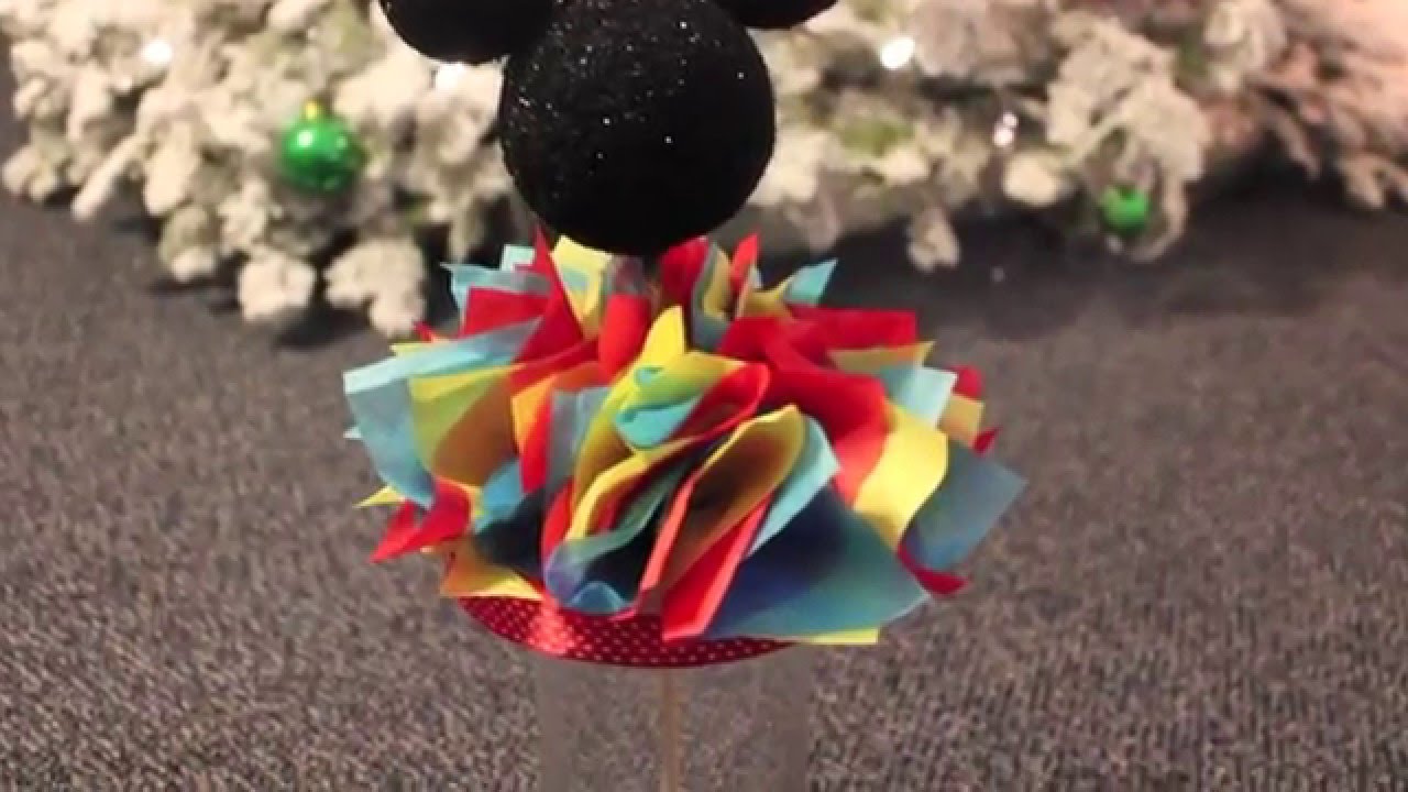 DIY Mickey Mouse Centerpiece