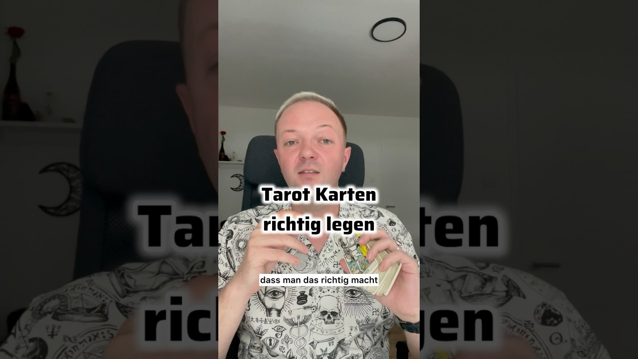 Tarot Karten richtig legen💁🏼&zwj;♂️ #tarotberlin #kartenlegen #tarot #tarotkarten #tarotlernen