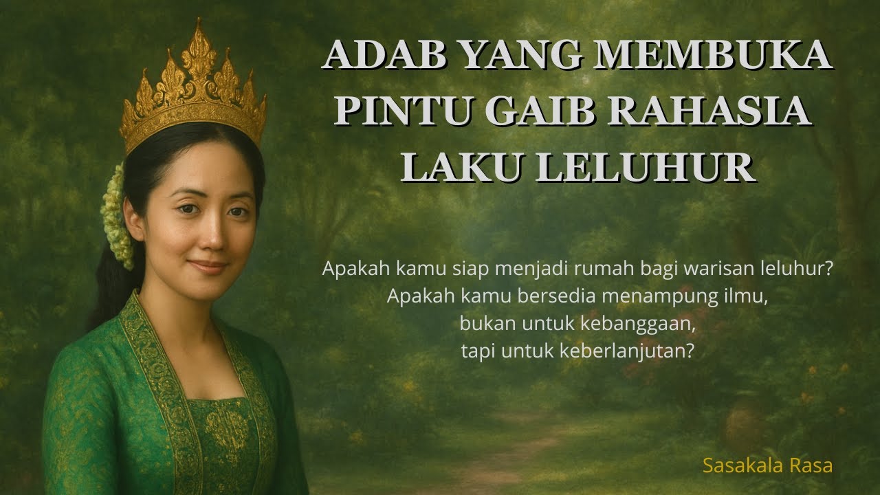 Adab Yang Membuka Pintu Gaib Rahasia Laku Leluhur | Dalam Falsafah dan Spiritual Sunda dan Nusantara