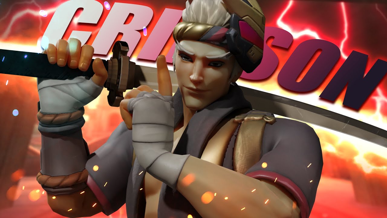 *NEW* CRIMSON GENJI SKIN EXPERIENCE WITH GALATIC WEAPON (OVERWATCH)