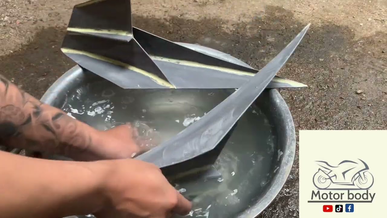 making moto gp spoiler suzuki gsx r150 from simple materials #motorsport #motorcycle