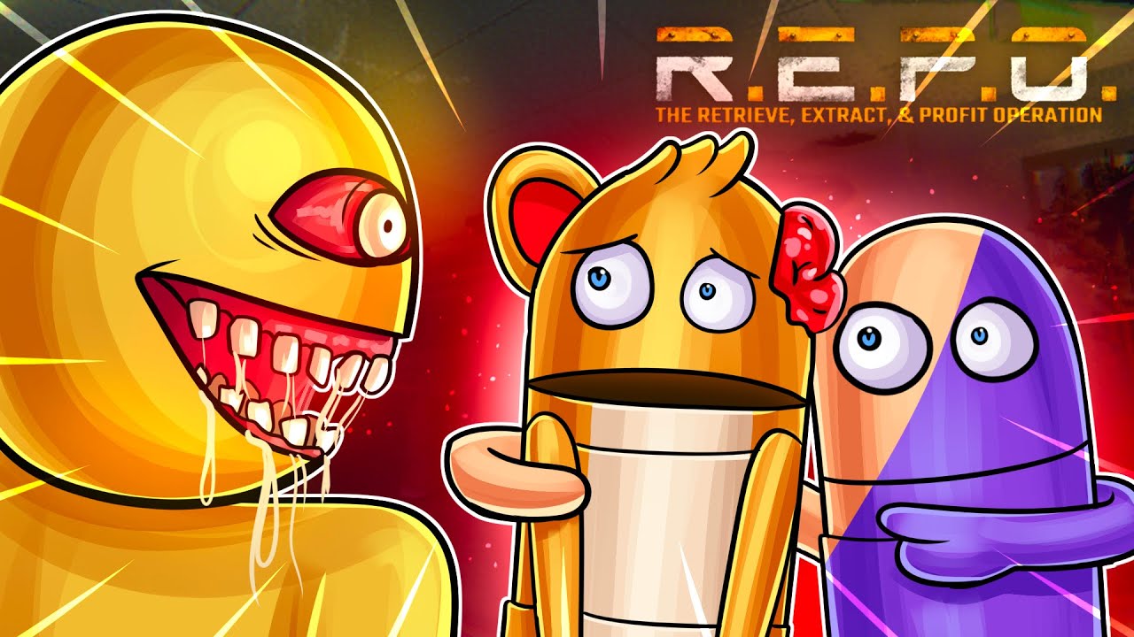 USING SQUIRREL AS A SHIELD | R.E.P.O (w/ Cartoonz, Kyle, Delirious, & More)