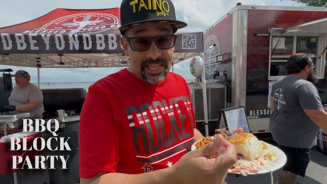 BBQ Block Party | Sampling BBQ Food Trucks at Rythmn & Brews Festival in Sanford, Florida