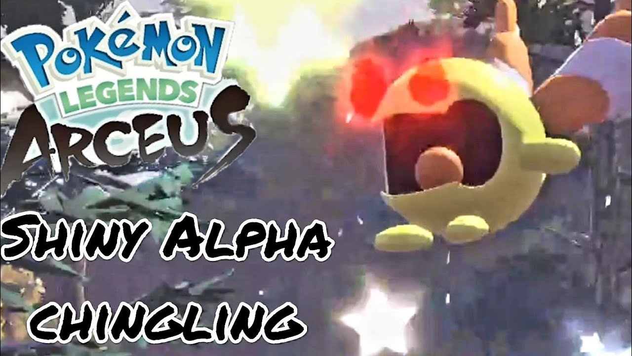 Pokemon Legends Arceus|| Shiny Alpha Chingling