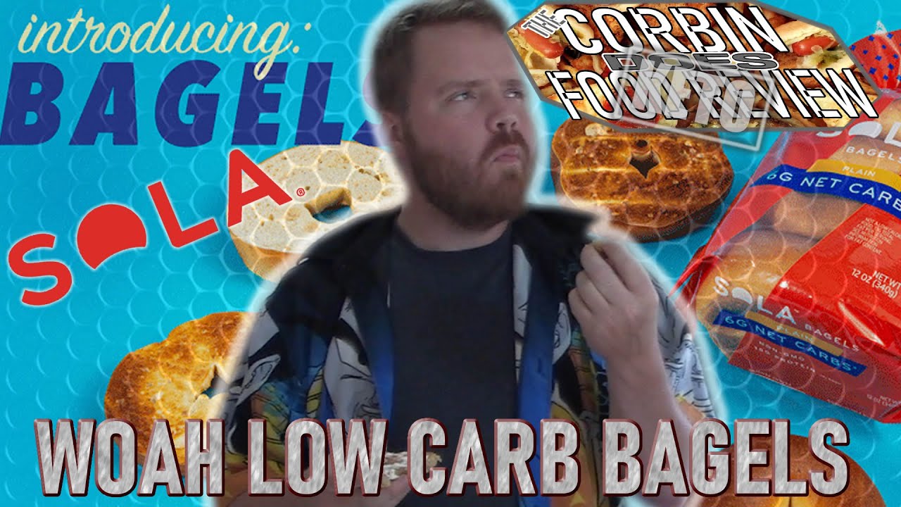 WOAH LOW CARB BAGELS?! - Corbin Does Food Review - Keto