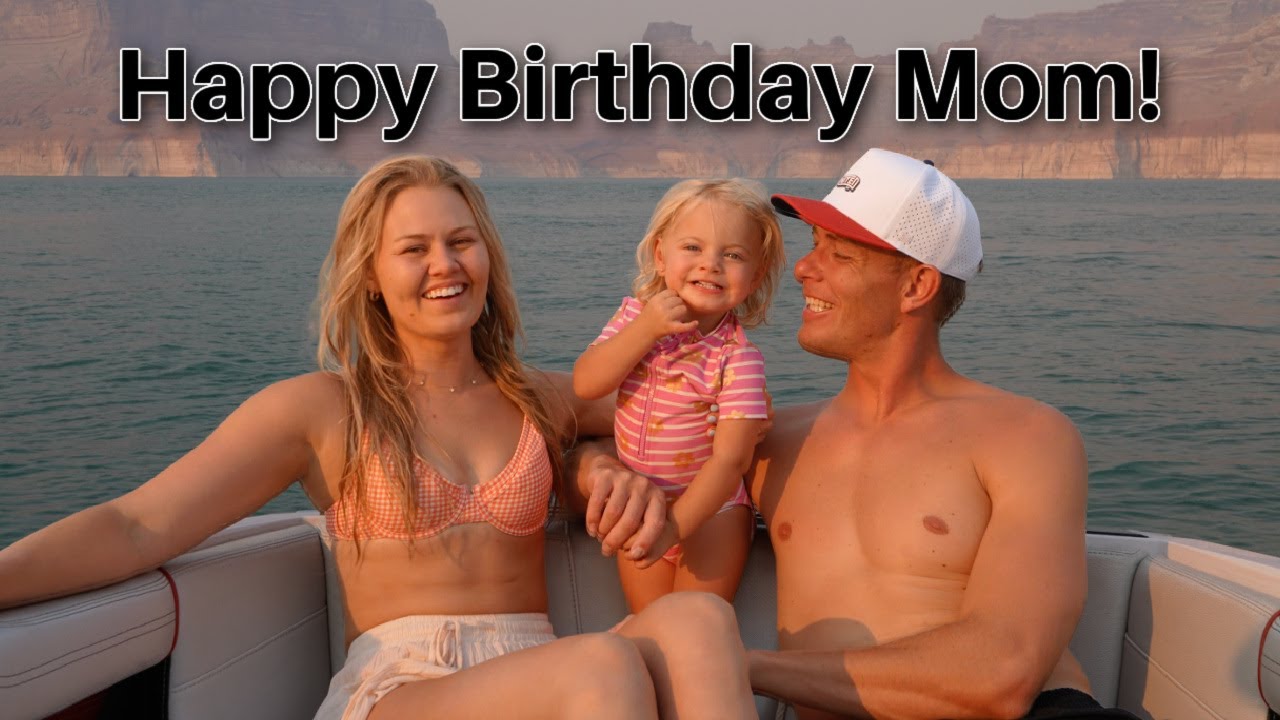 Celebrating Bellas Birthday at Lake Powell!