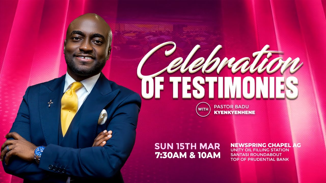 CELEBRATION OF TESTIMONIES SUNDAY SERVICE || 1ST SERVICE || 15TH MARCH 2026