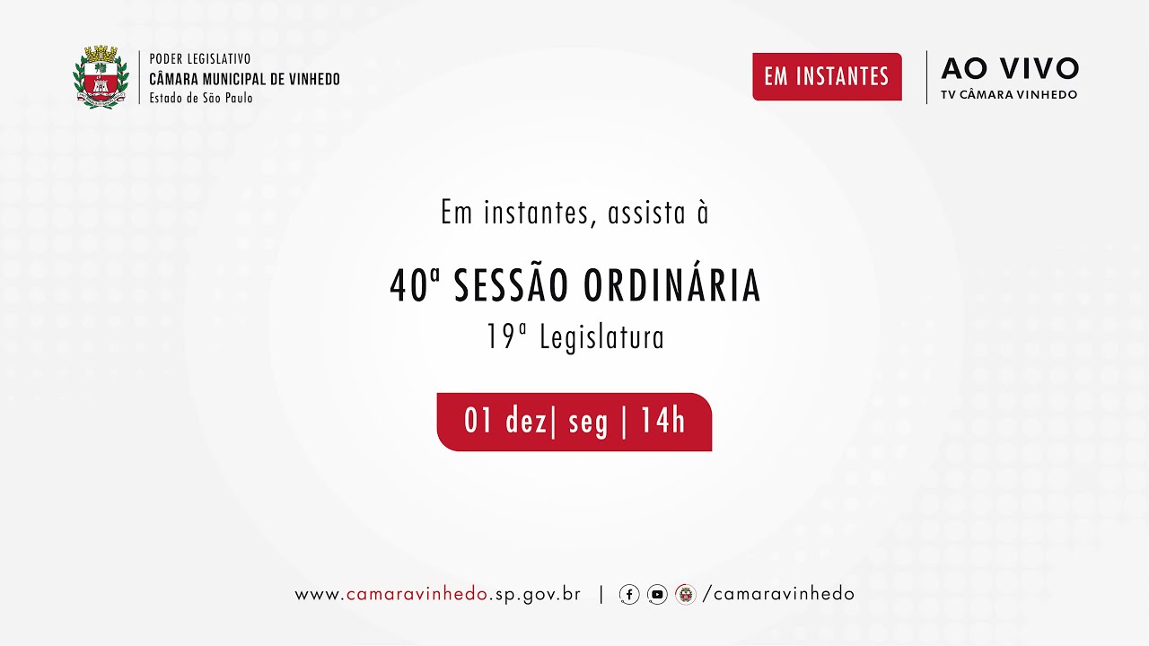 40ª Sessão Ordinária | 19ª Leg | 01/12/2025